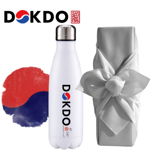 한국 K컬쳐 독도보틀 40240 슬림 진공 보틀 500ml 보자기 포장 한국 K컬쳐 독도보틀 40240 슬림 진공 보틀 500ml 보자기 포장