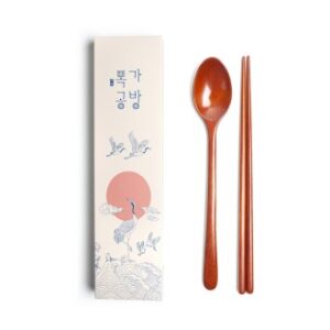 목가공방 국내 옻칠 자연아름 수저 1인 선물세트