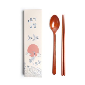 목가공방 국내 옻칠 자연아름 수저 1인 선물세트 목가공방 국내 옻칠 자연아름 수저 1인 선물세트