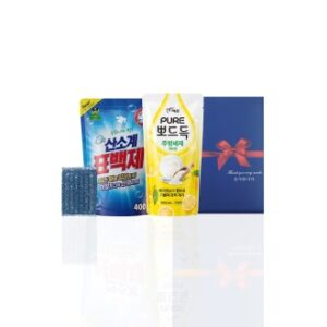 알뜰하게담은 세제세트14호(오투산소계표백제리필1P+퓨어뽀드득리필1P+수세미1P) 알뜰하게담은 세제세트14호(오투산소계표백제리필1P+퓨어뽀드득리필1P+수세미1P)