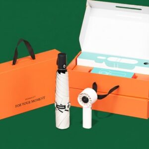 듀홈 미니멀라인 초경량 우양산 미니 암막 3단 양우산 선물세트+쿨샷 휴대용 핸디 선풍기 이로나