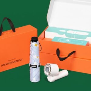 듀홈 데이지 3단 우양산 암막 양우산 선물세트+쿨링 냉각팬 휴대용 핸디 선풍기 이로나