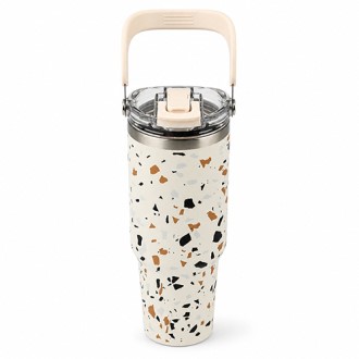인네이쳐 테라조 텀블러 1200ml 스텐텀블러 빨대텀블러 대용량텀블러 / 인쇄제작가능 인네이쳐 테라조 텀블러 1200ml 스텐텀블러 빨대텀블러 대용량텀블러 / 인쇄제작가능