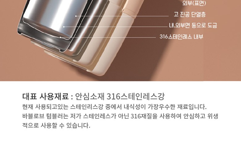 바블로브 316고급스텐 텀블러400ml 드립커피 세트5종 BCG T400 상세 이미지
