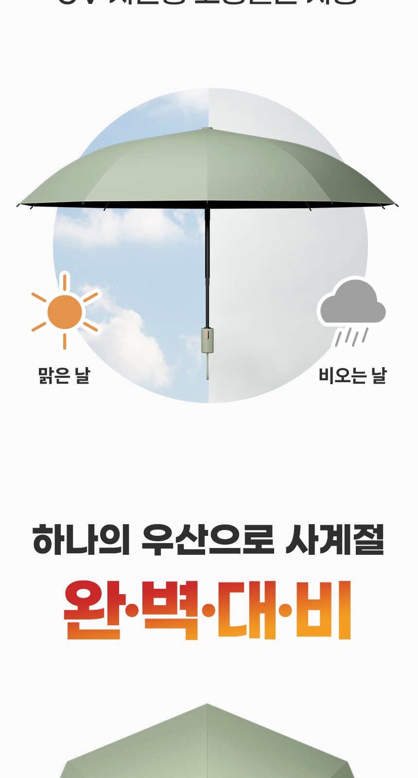 듀홈 골드버튼 3단 자동 우양산 암막 양우산 선물세트 답례품+송월타올 아날도바시니인디40 이로나 상세 이미지