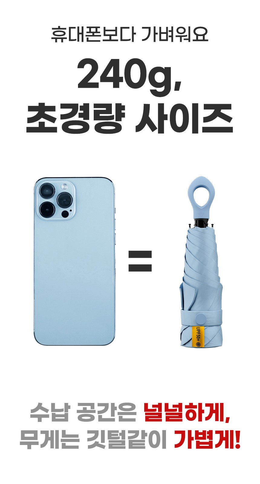 듀홈 멀티고리 5단 초경량 미니 우양산 암막 양우산 선물세트 답례품+송월타올 아날도바시니 이로나 상세 이미지