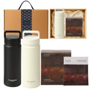 글라스락 스포티 핸들 텀블러 500ml + 모모스커피 드립백(7개입) 손잡이 기프트박스 선물세트 글라스락 스포티 핸들 텀블러 500ml + 모모스커피 드립백(7개입) 손잡이 기프트박스 선물세트
